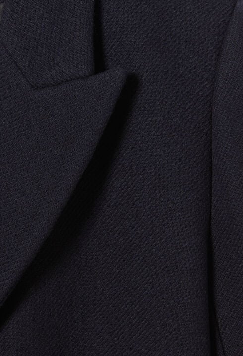 Abrigo recto de largo medio