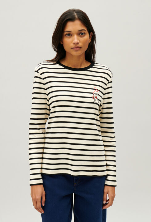 Camiseta marinera Jean Toto bicolor