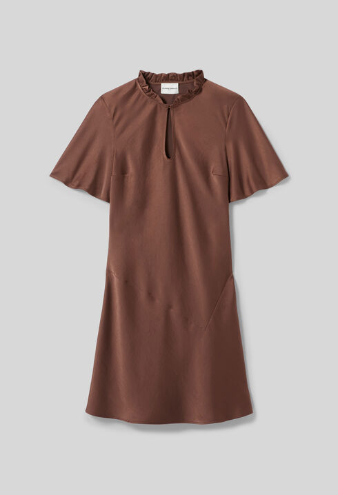 Vestido corto fluido