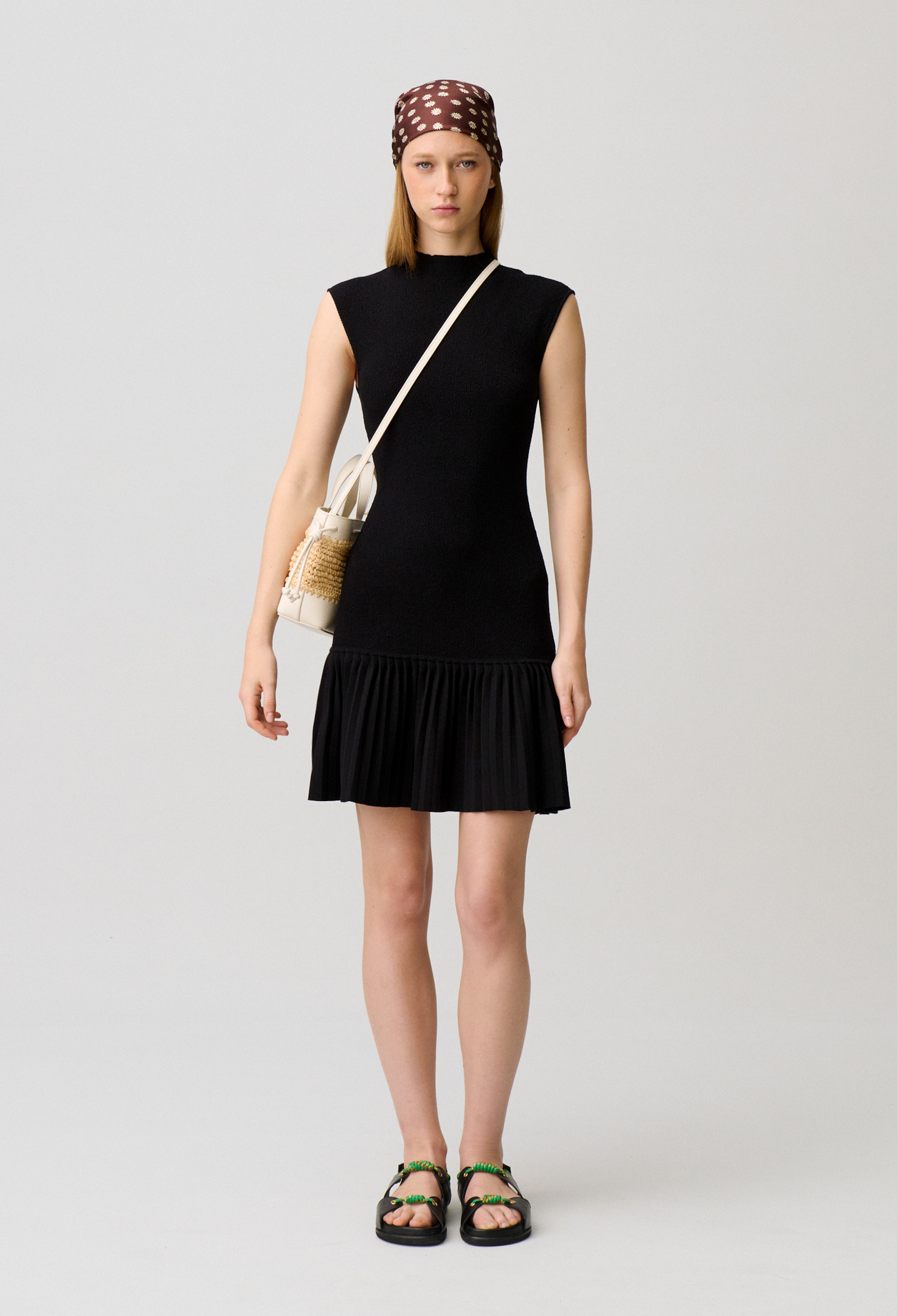Vestido de punto plisado - Mujer - Negro - Claudie Pierlot