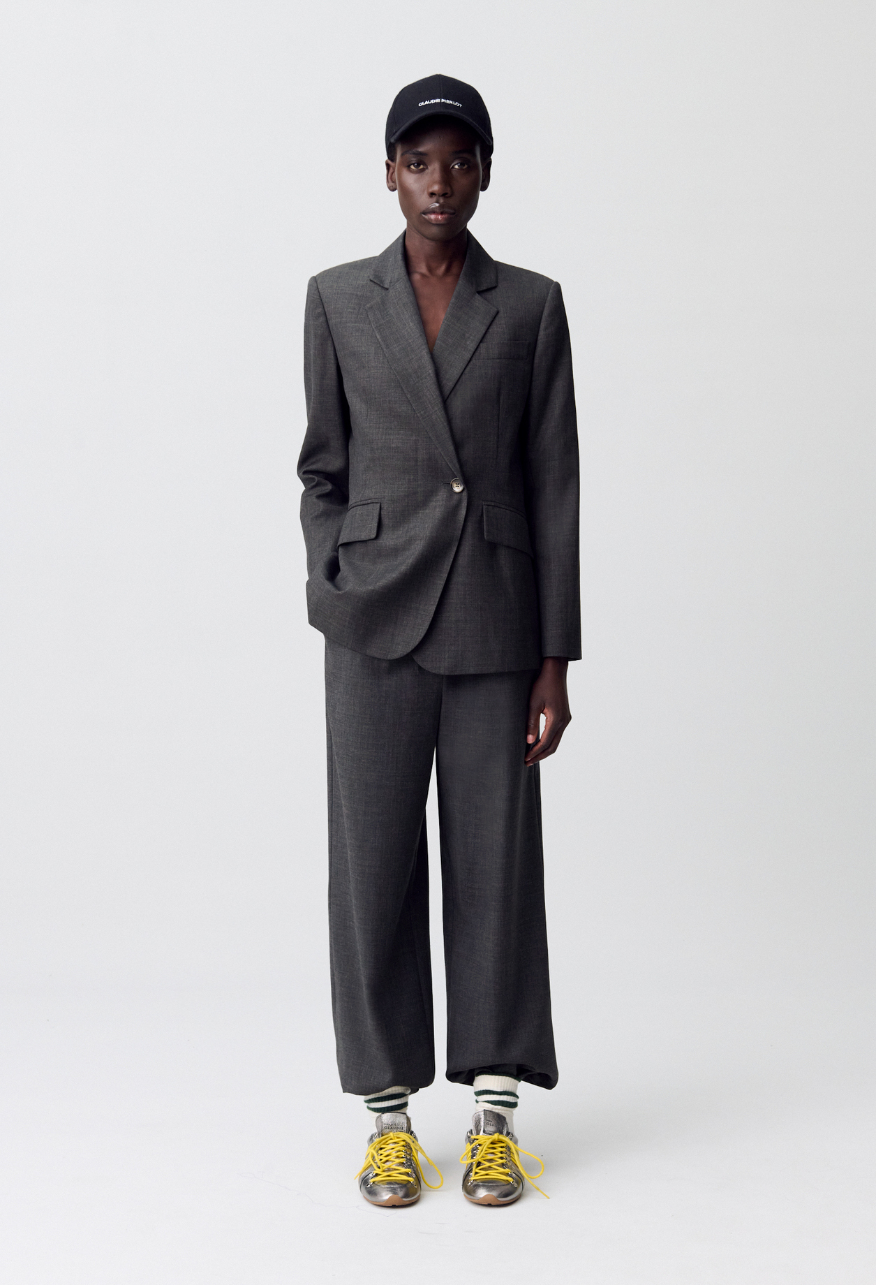 Americana de traje - Mujer - Gris jaspeado - Claudie Pierlot