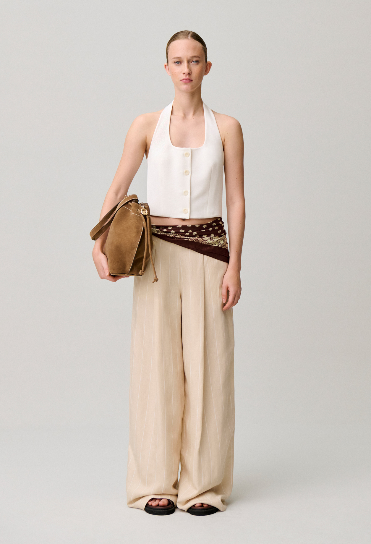 Chaleco espalda descubierta - Mujer - Crudo - Claudie Pierlot