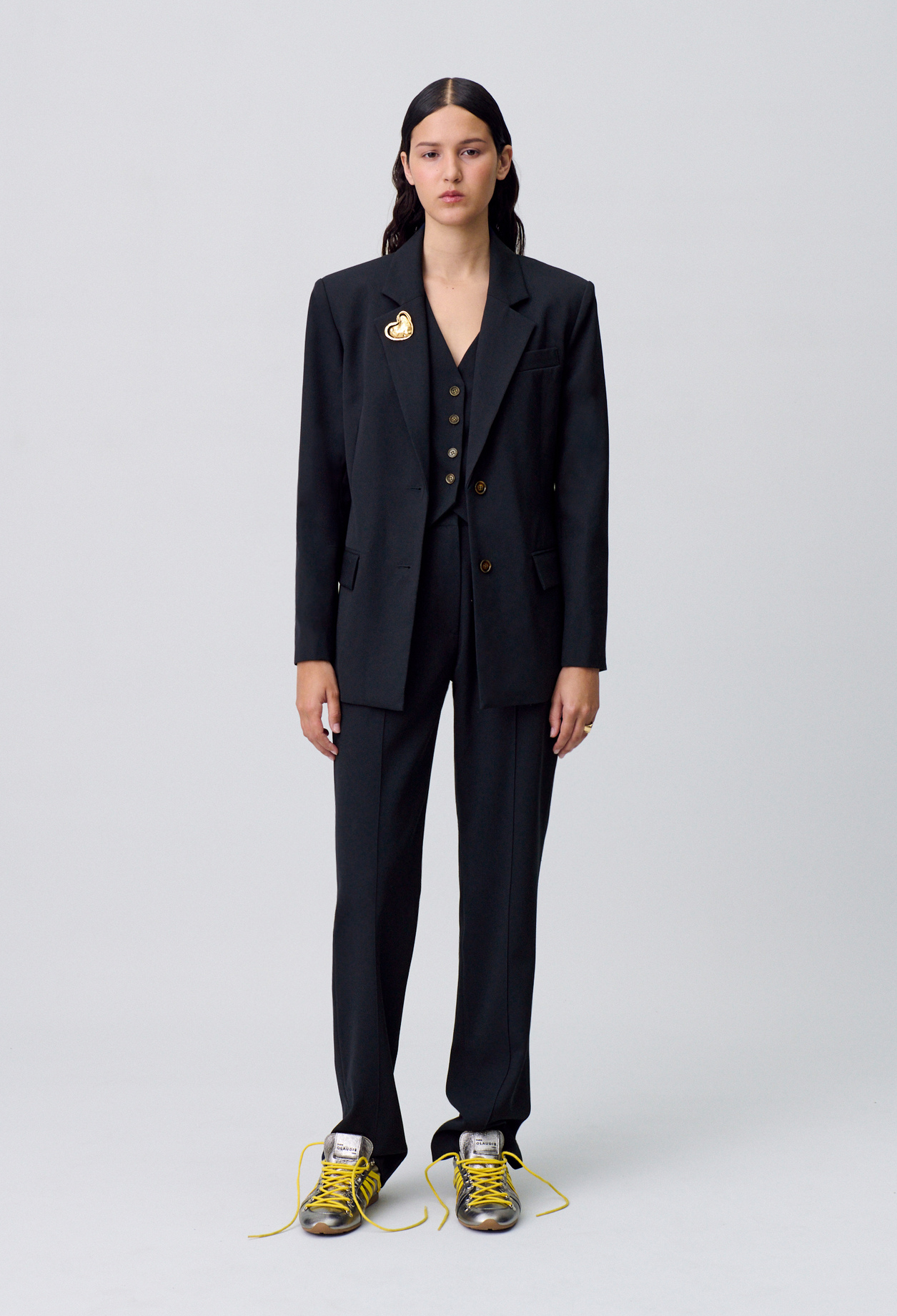 Chaqueta recta de traje - Mujer - Marina - Claudie Pierlot