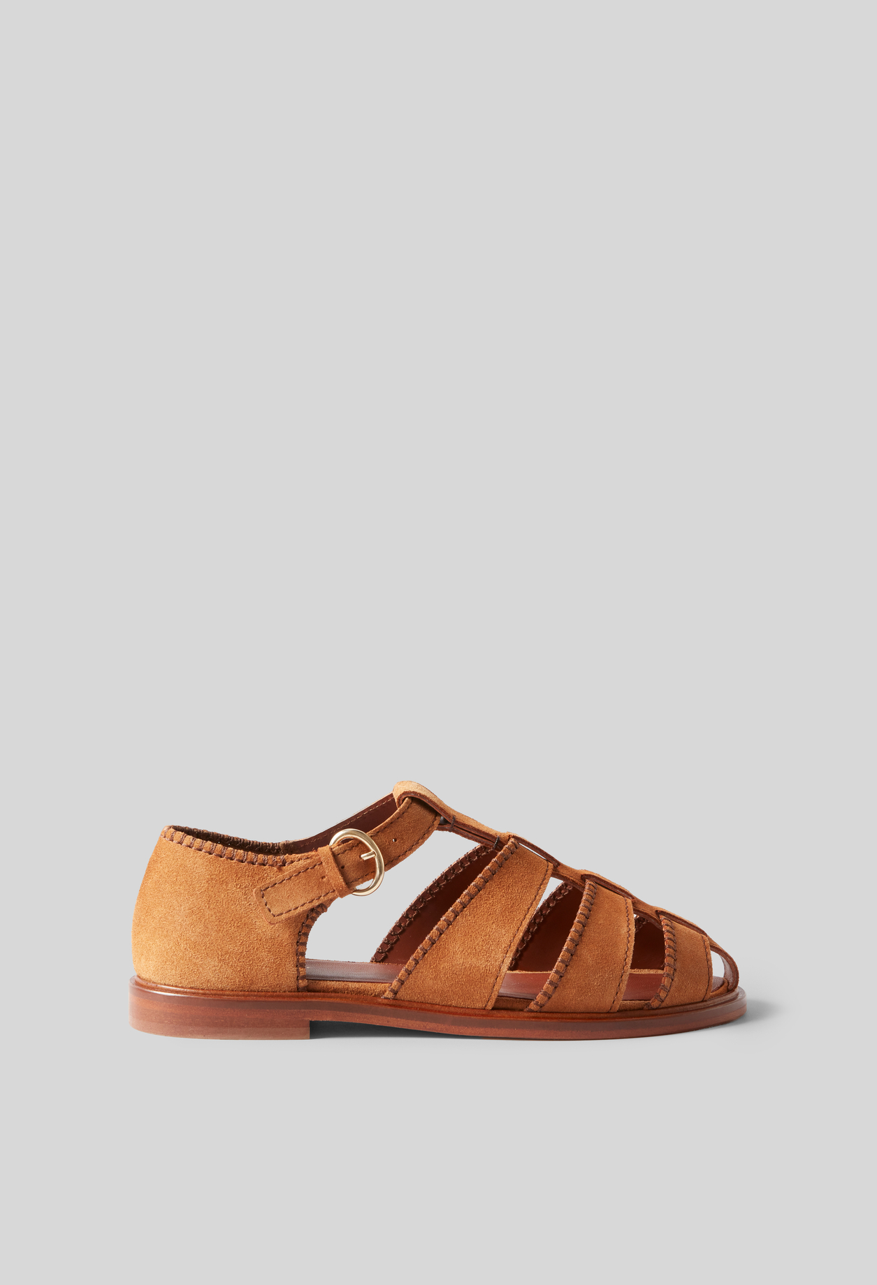 Sandalias de cuero - Mujer - Camel - Claudie Pierlot