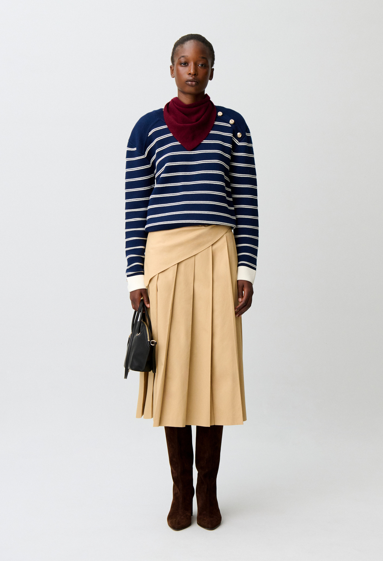 Jersey Armadaro de lana - Mujer - Dos tonos - Claudie Pierlot