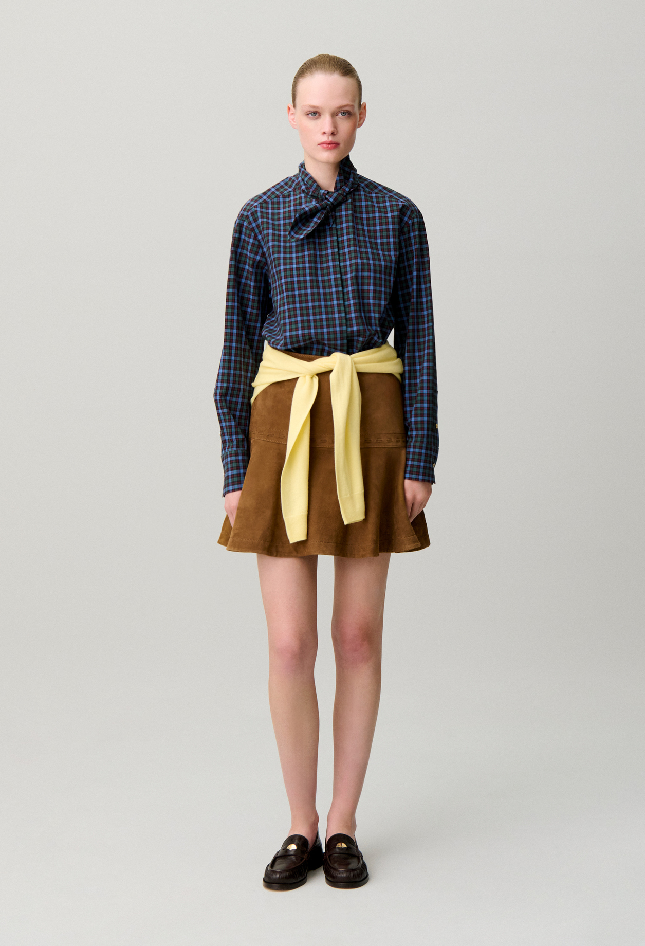 Camisa popelín cuello pañuelo - Mujer - Multico - Claudie Pierlot