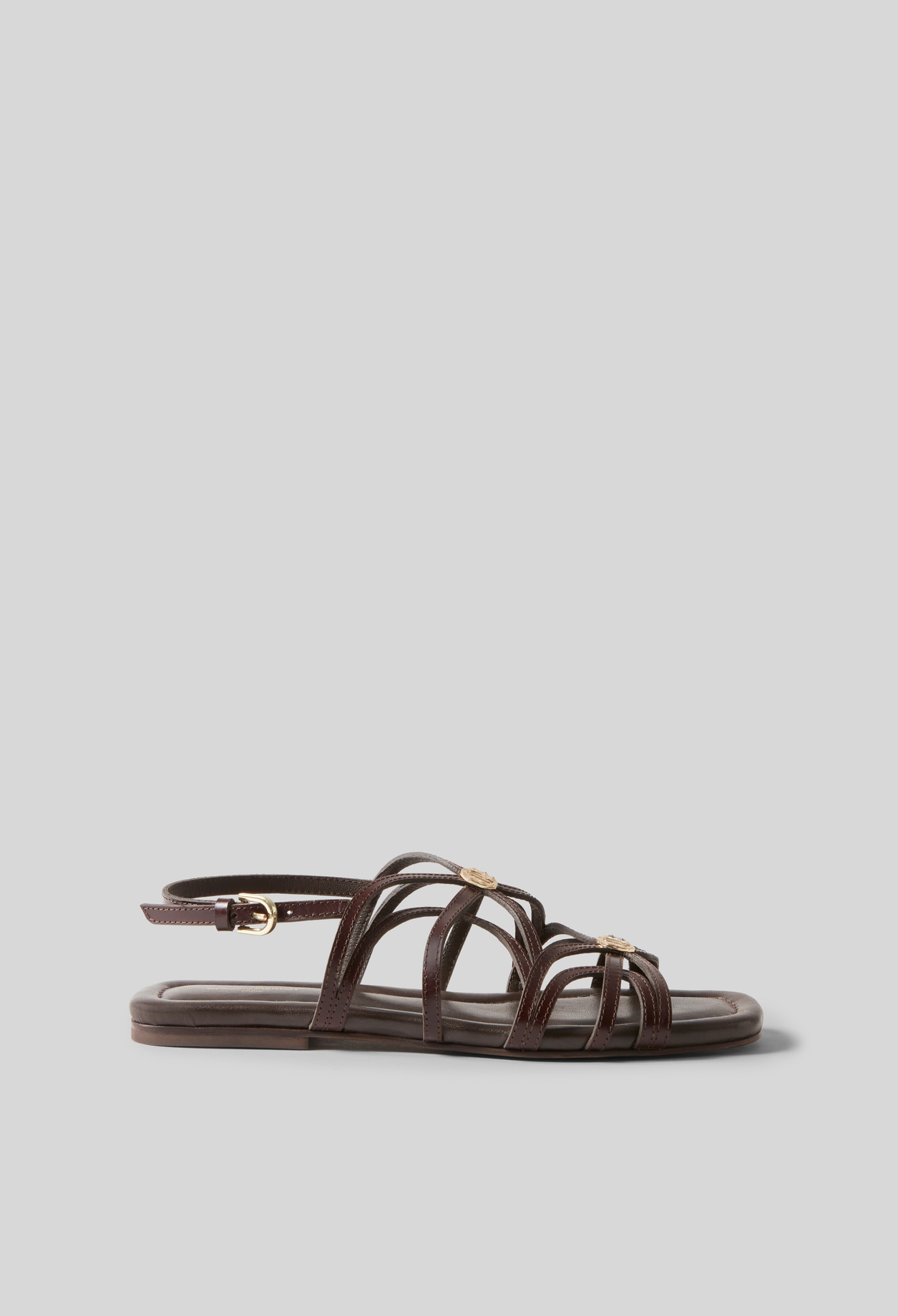 Sandalias con medallones - Mujer - Chocolate - Claudie Pierlot