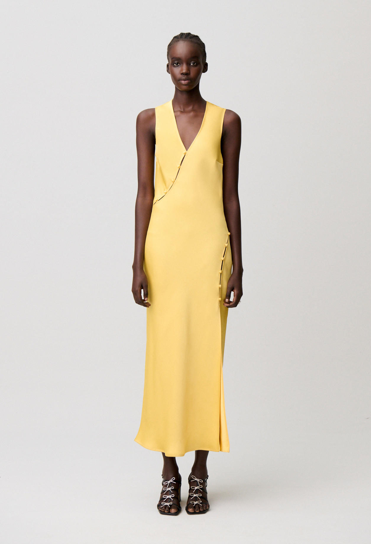 Vestido satinado fluido - Mujer - Shea - Claudie Pierlot