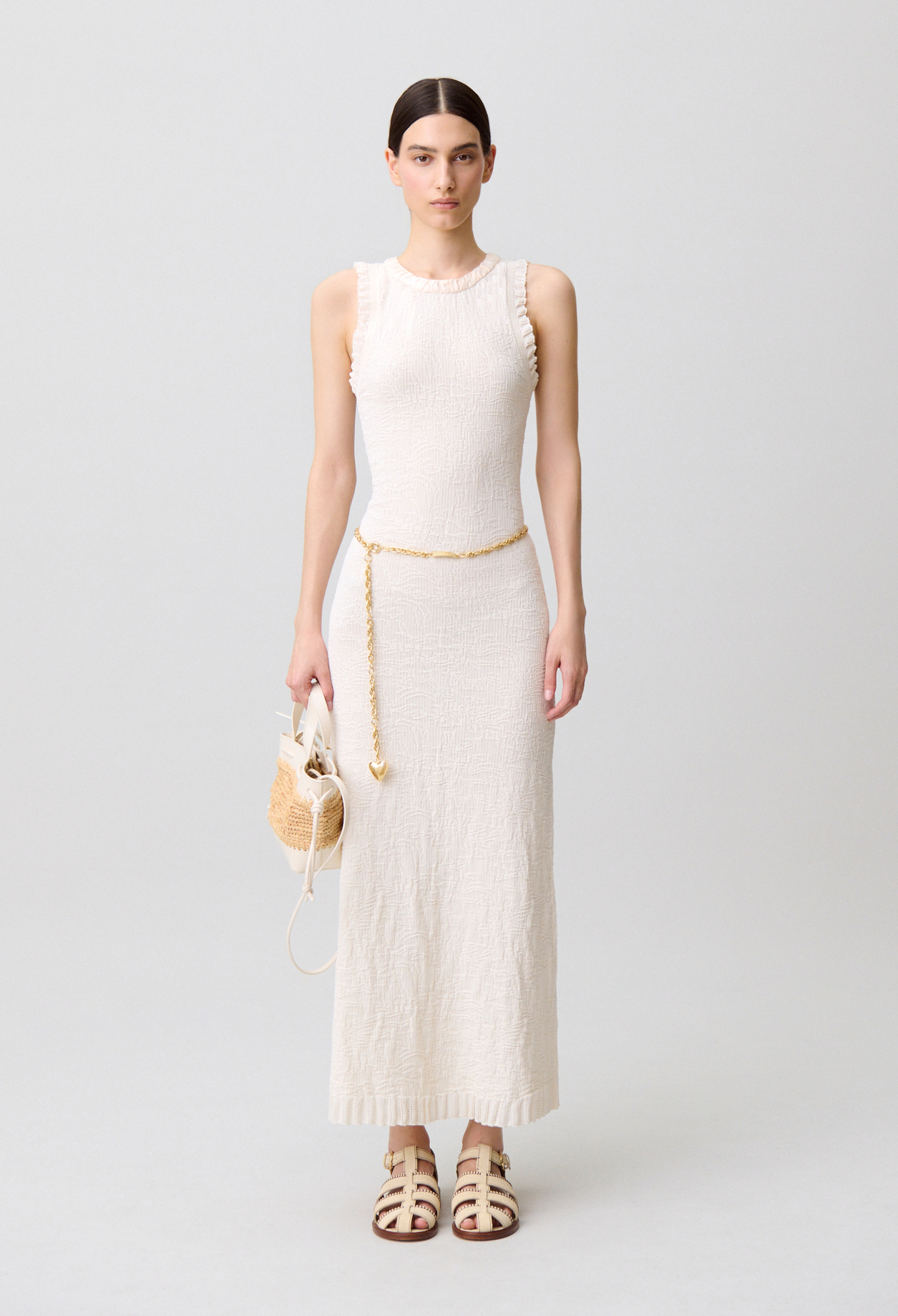 Vestido largo de punto - Mujer - Crudo - Claudie Pierlot