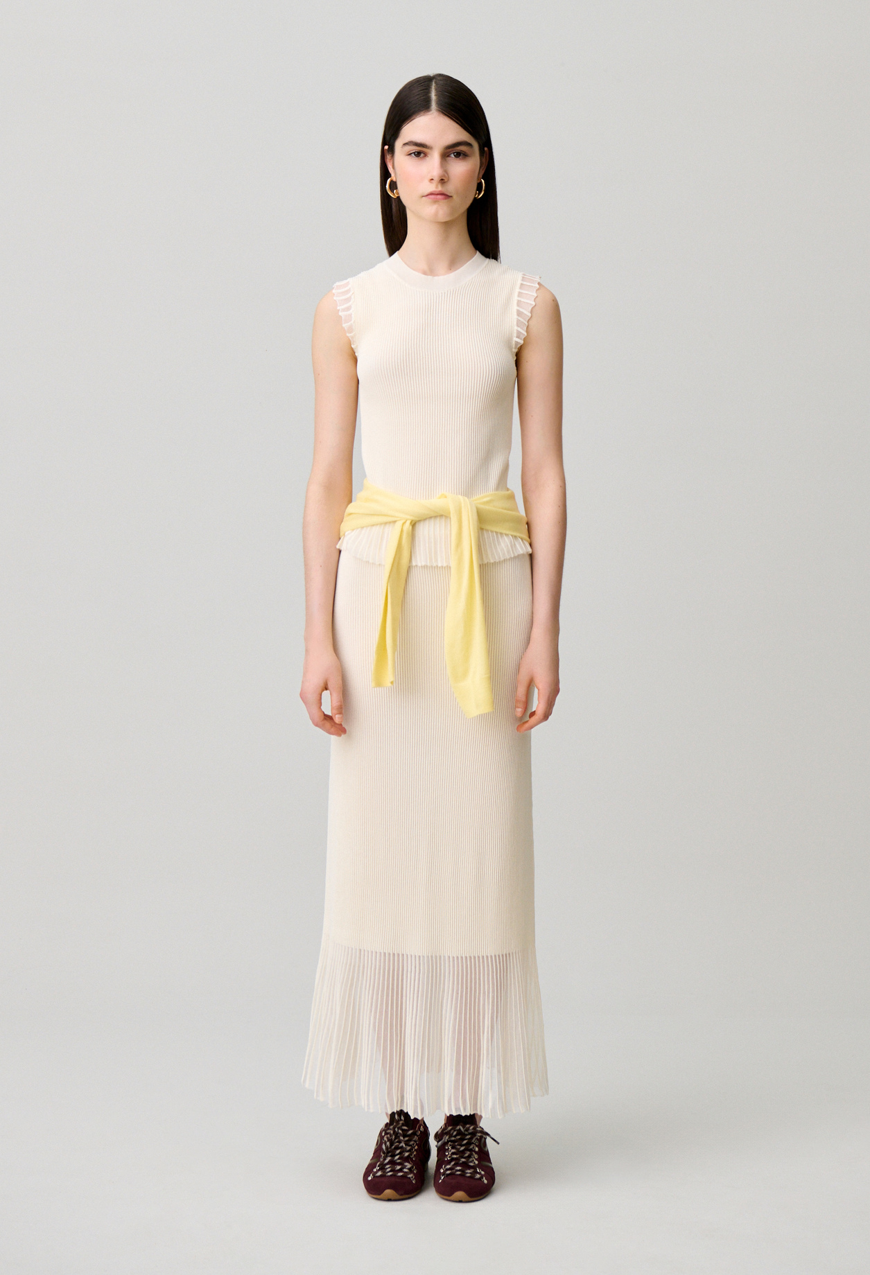 Falda larga de punto - Mujer - Crudo - Claudie Pierlot