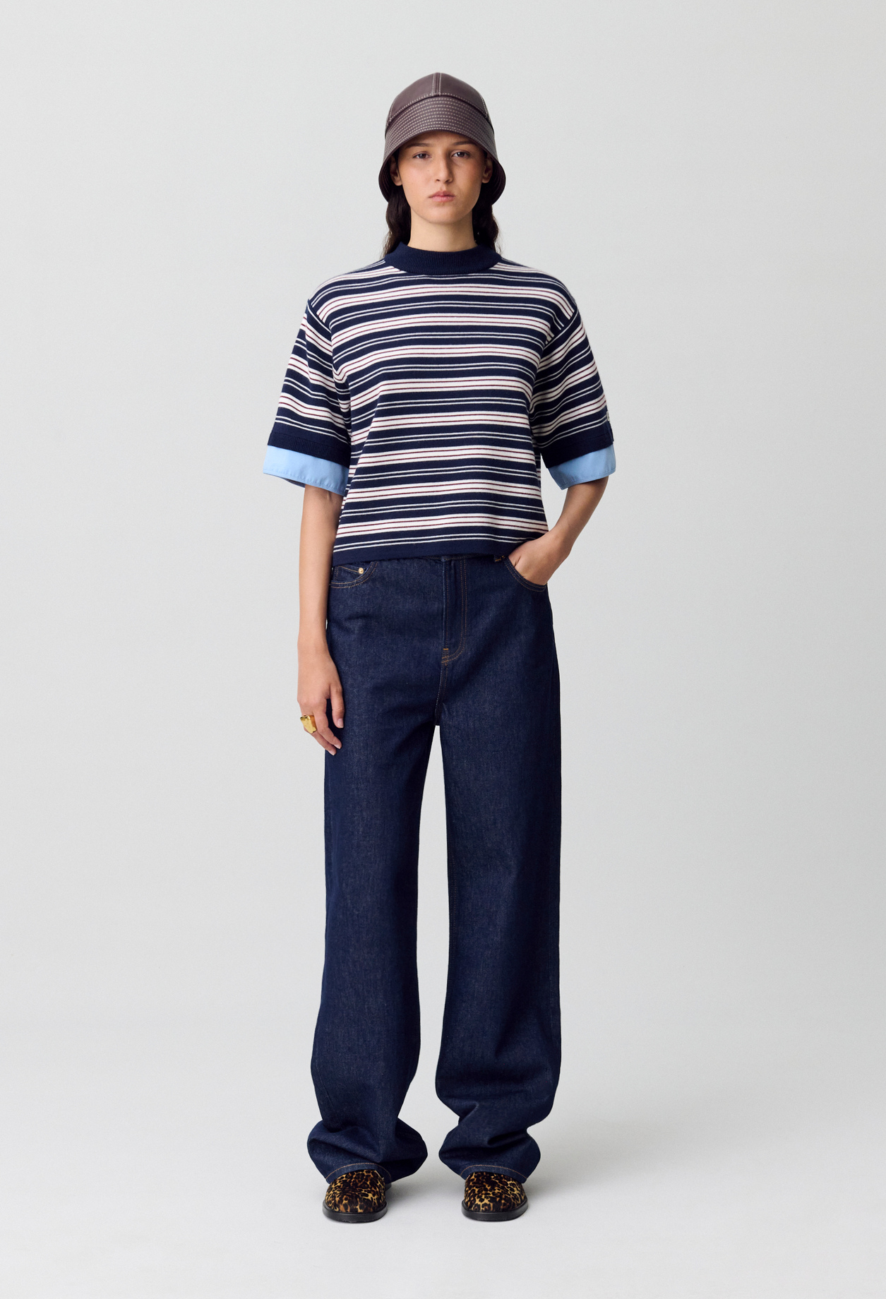Top de punto fino con rayas. - Mujer - Multico - Claudie Pierlot