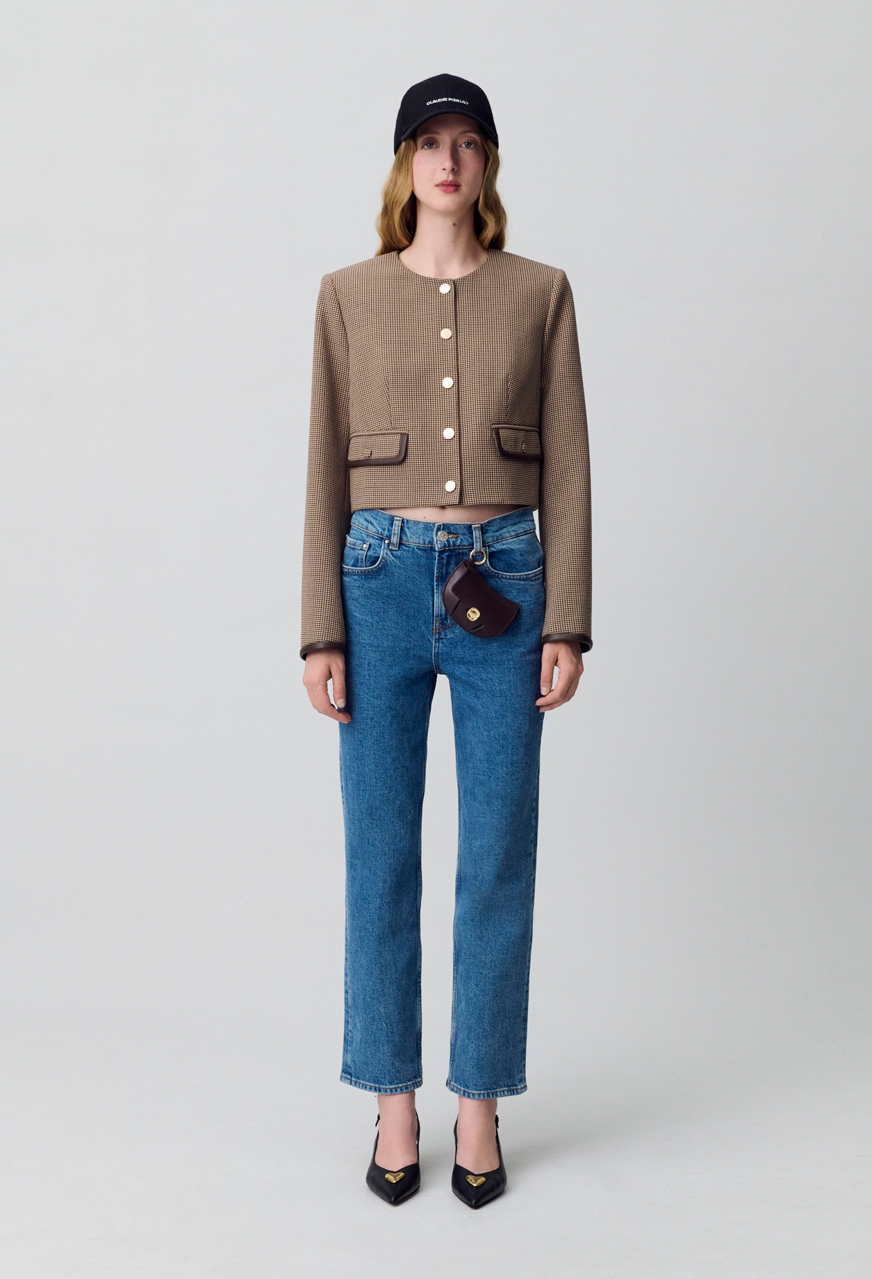 Vaqueros Toto Slim 7/8 azul desteñido - Mujer - Vaquero claro - Claudie Pierlot