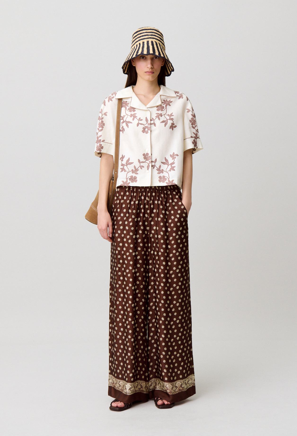 Camisa de flores - Mujer - Estampado claro - Claudie Pierlot