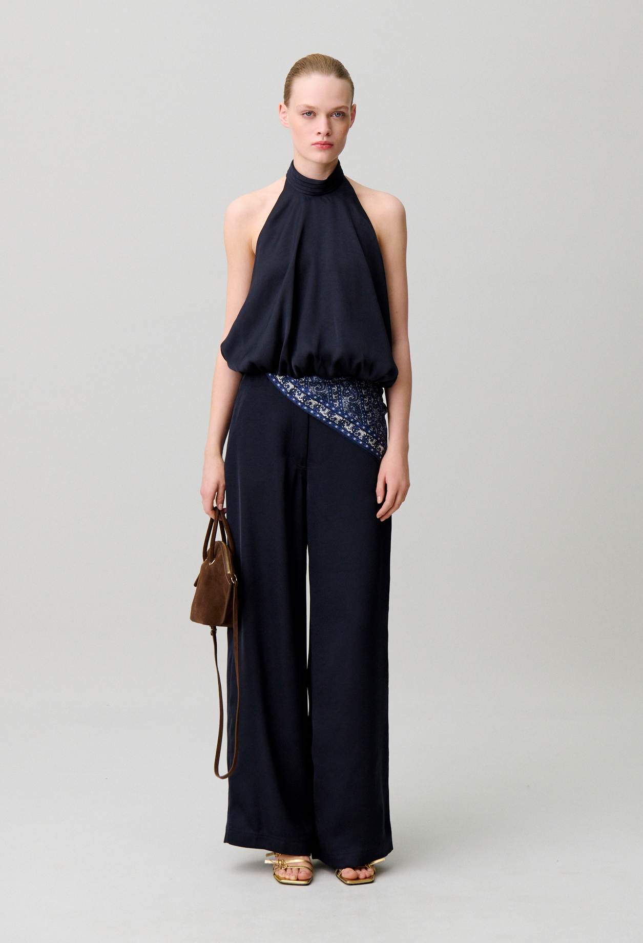 Top satinado espalda descubierta - Mujer - Marina - Claudie Pierlot