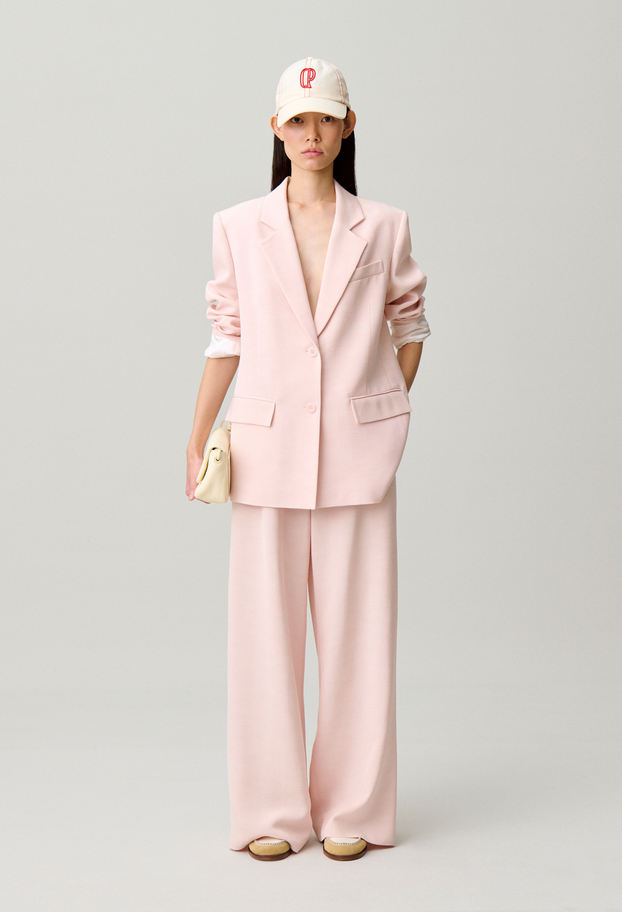 Blazer de sastre - Mujer - Rosa pálido - Claudie Pierlot