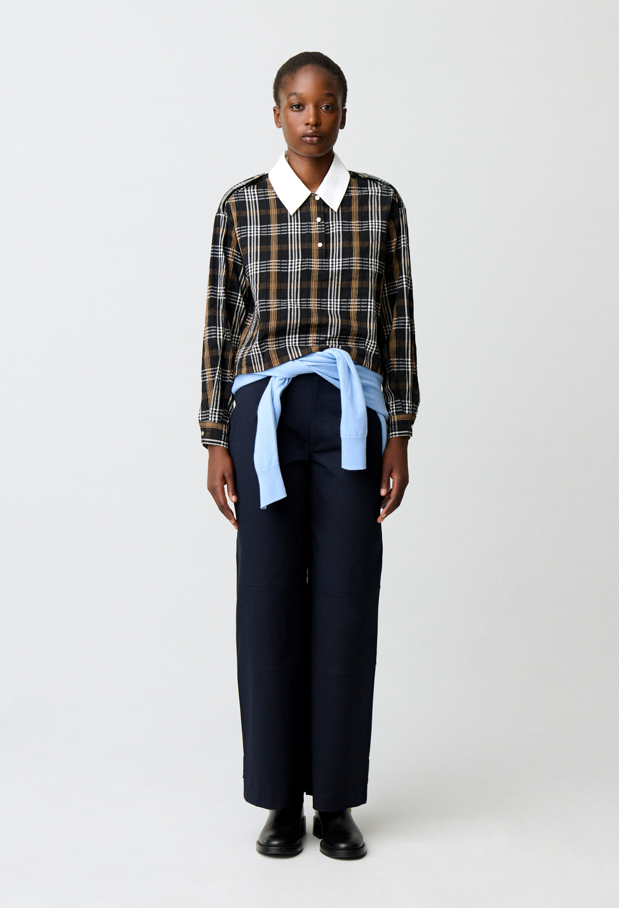Blusa de cuadros - Mujer - Multico - Claudie Pierlot