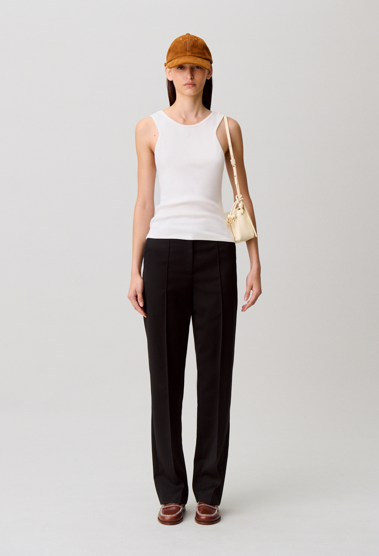 Top de algodón orgánico - Mujer - Marfil - Claudie Pierlot