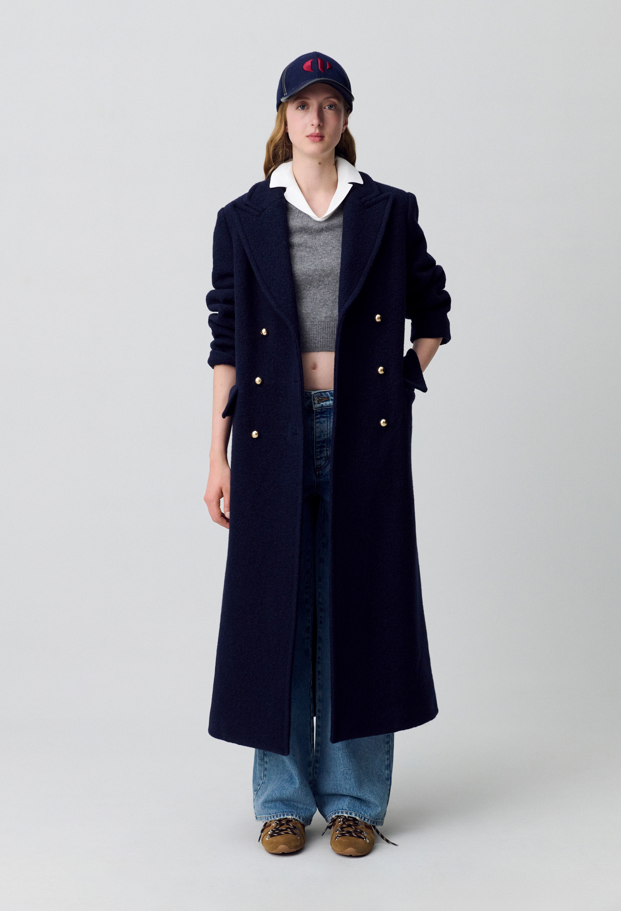 Abrigo largo recto - Mujer - Marina - Claudie Pierlot