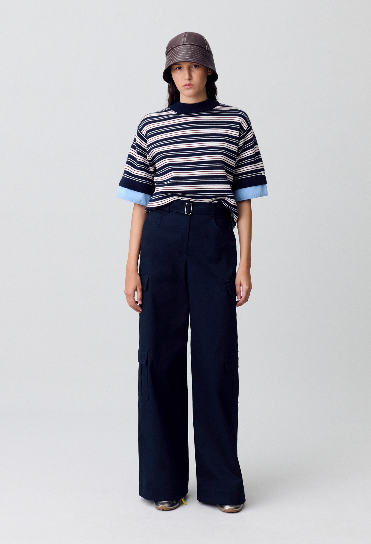 Pantalón cargo - Mujer - Marina - Claudie Pierlot