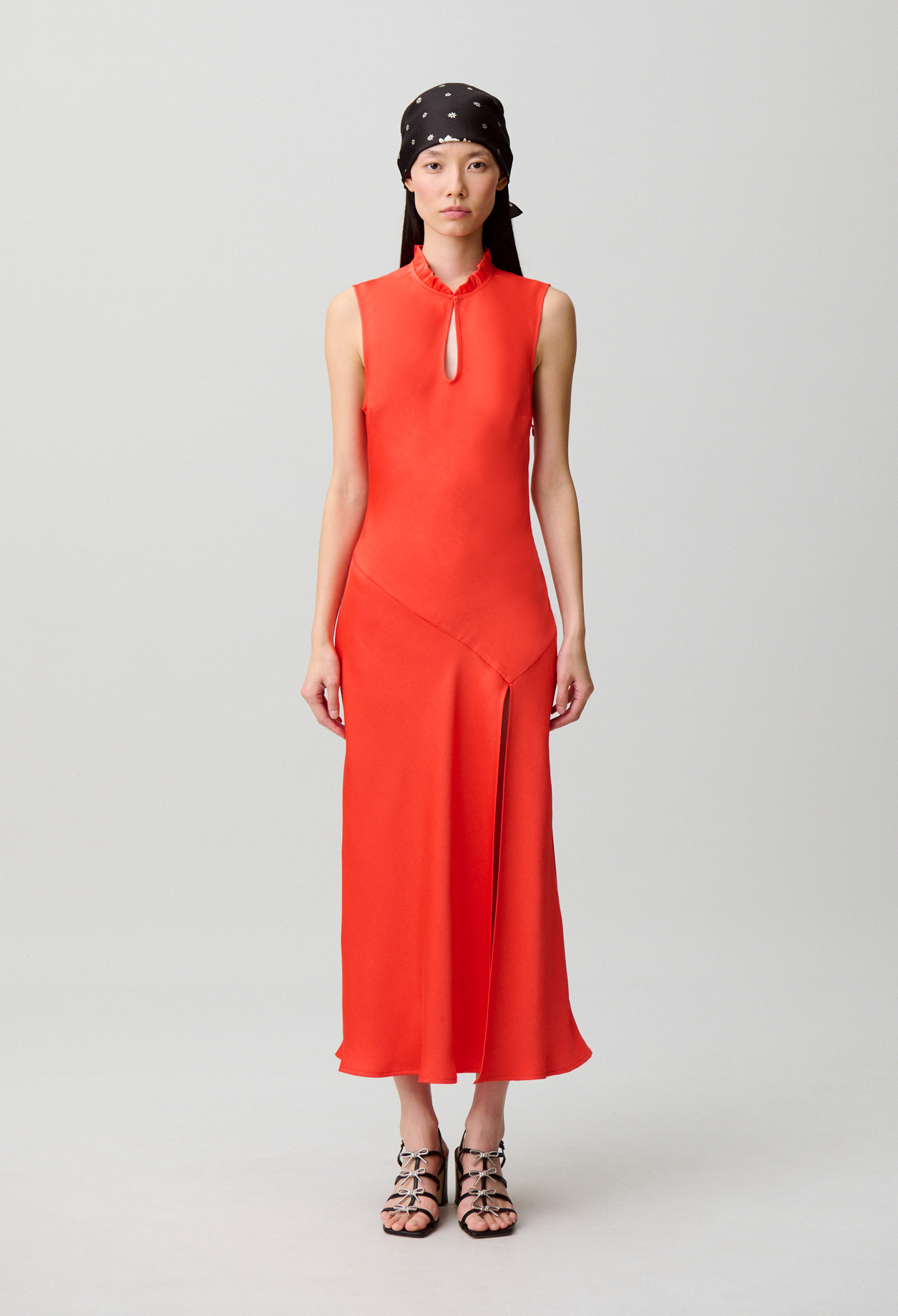 Vestido midi fluido - Mujer - Mandarina - Claudie Pierlot