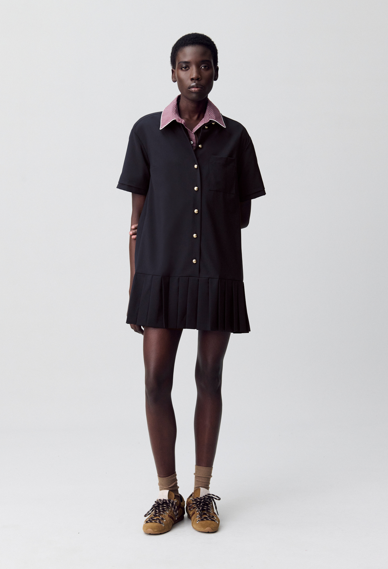 Vestido corto estilo camisa - Mujer - Marina - Claudie Pierlot