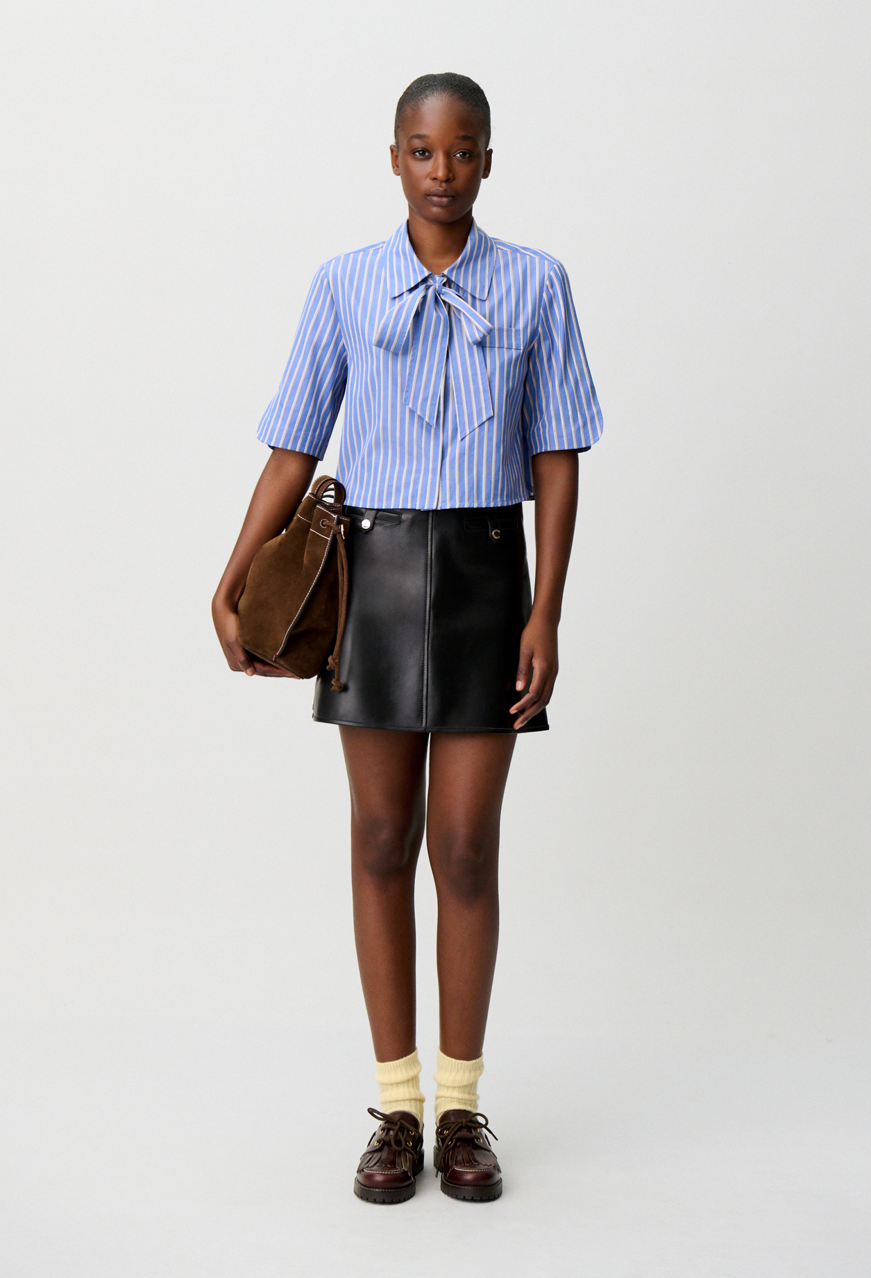 Camisa de rayas con lazo - Mujer - Multico - Claudie Pierlot