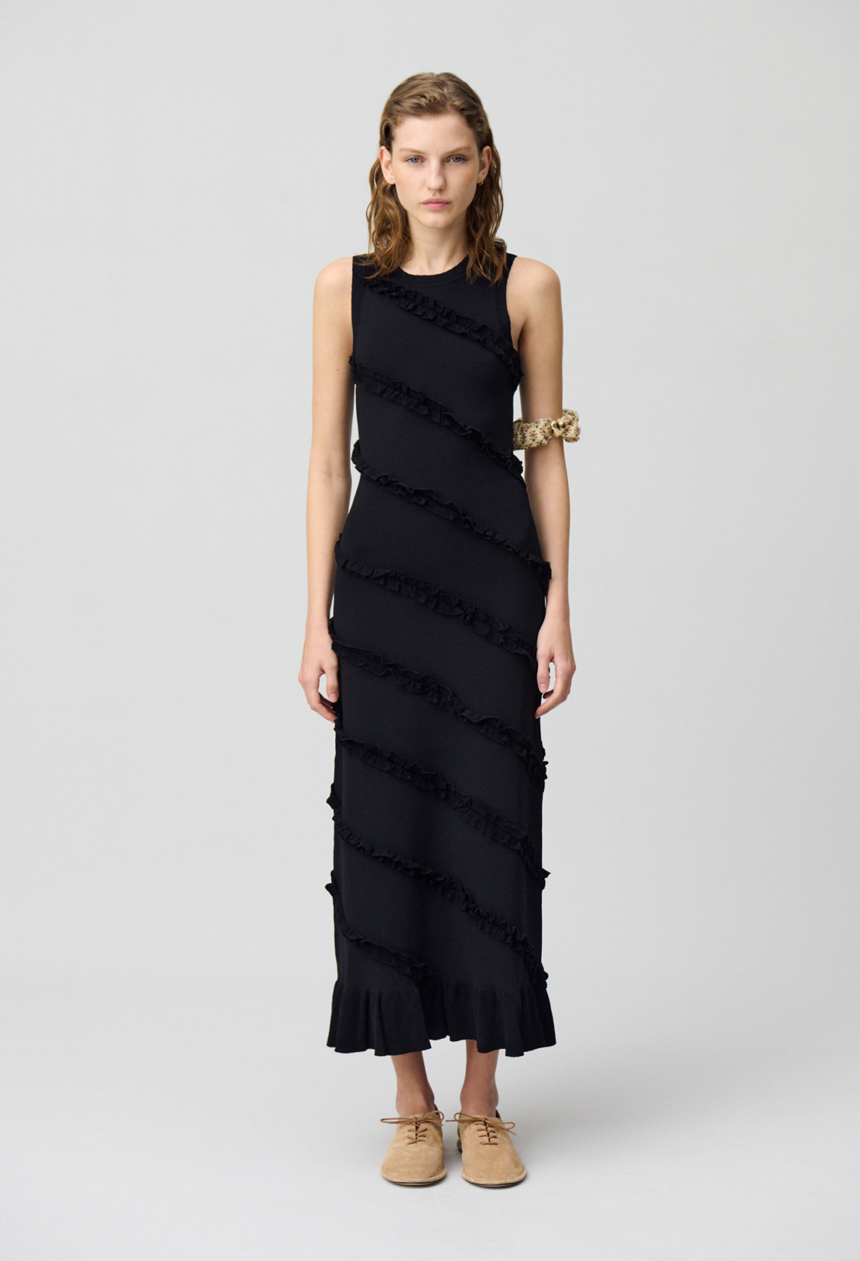 Vestido largo de punto fino - Mujer - Negro - Claudie Pierlot