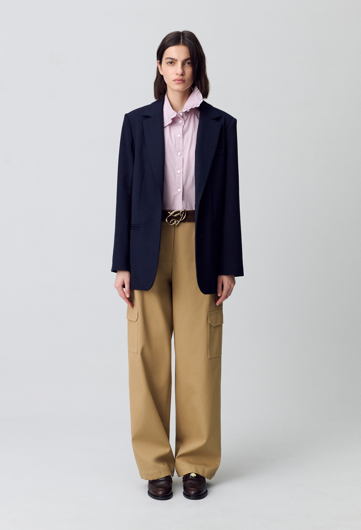 Blazer estilo oversize - Mujer - Marina - Claudie Pierlot