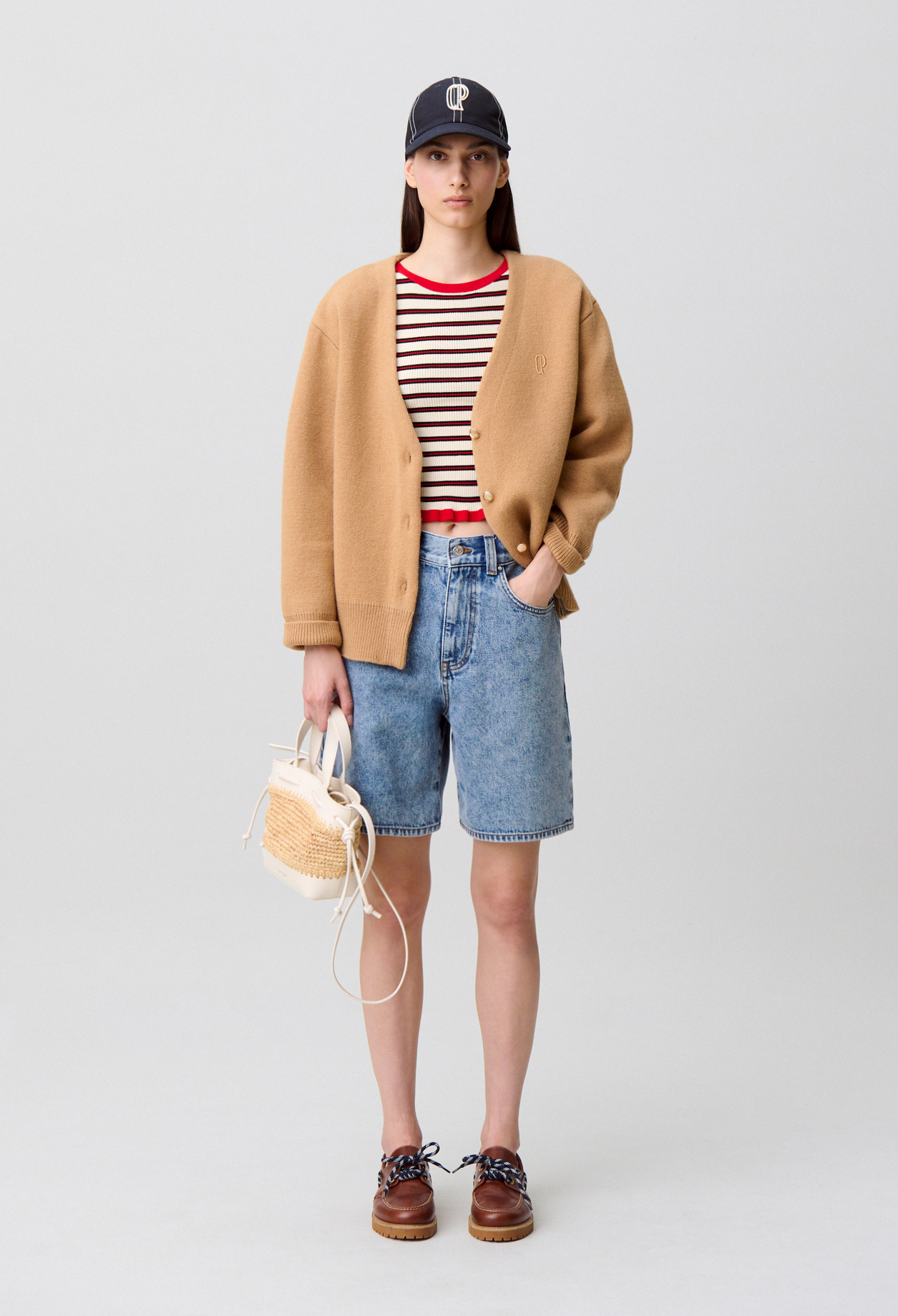 Cárdigan de punto oversize - Mujer - Camel - Claudie Pierlot