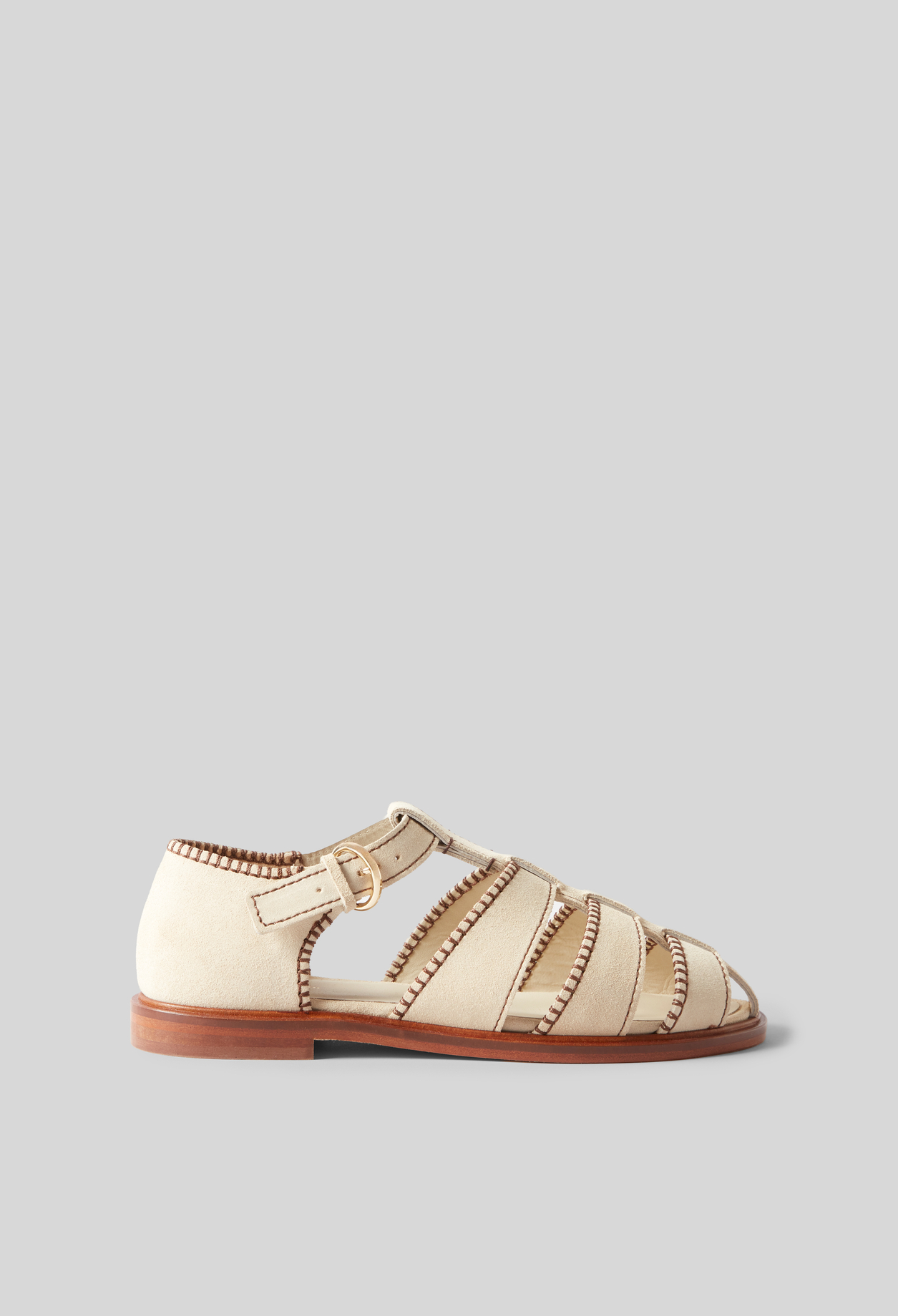 Sandalias de cuero - Mujer - Crudo - Claudie Pierlot
