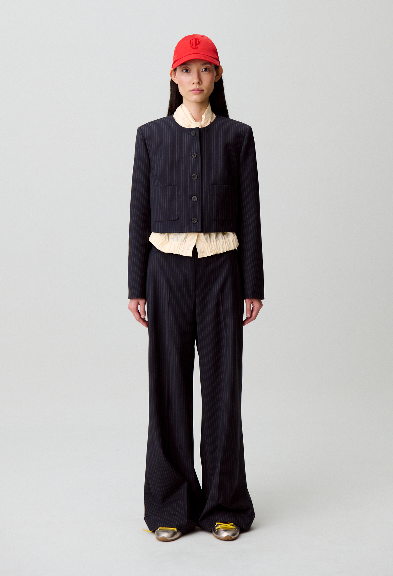 Chaqueta corta sastre - Mujer - Dos tonos - Claudie Pierlot