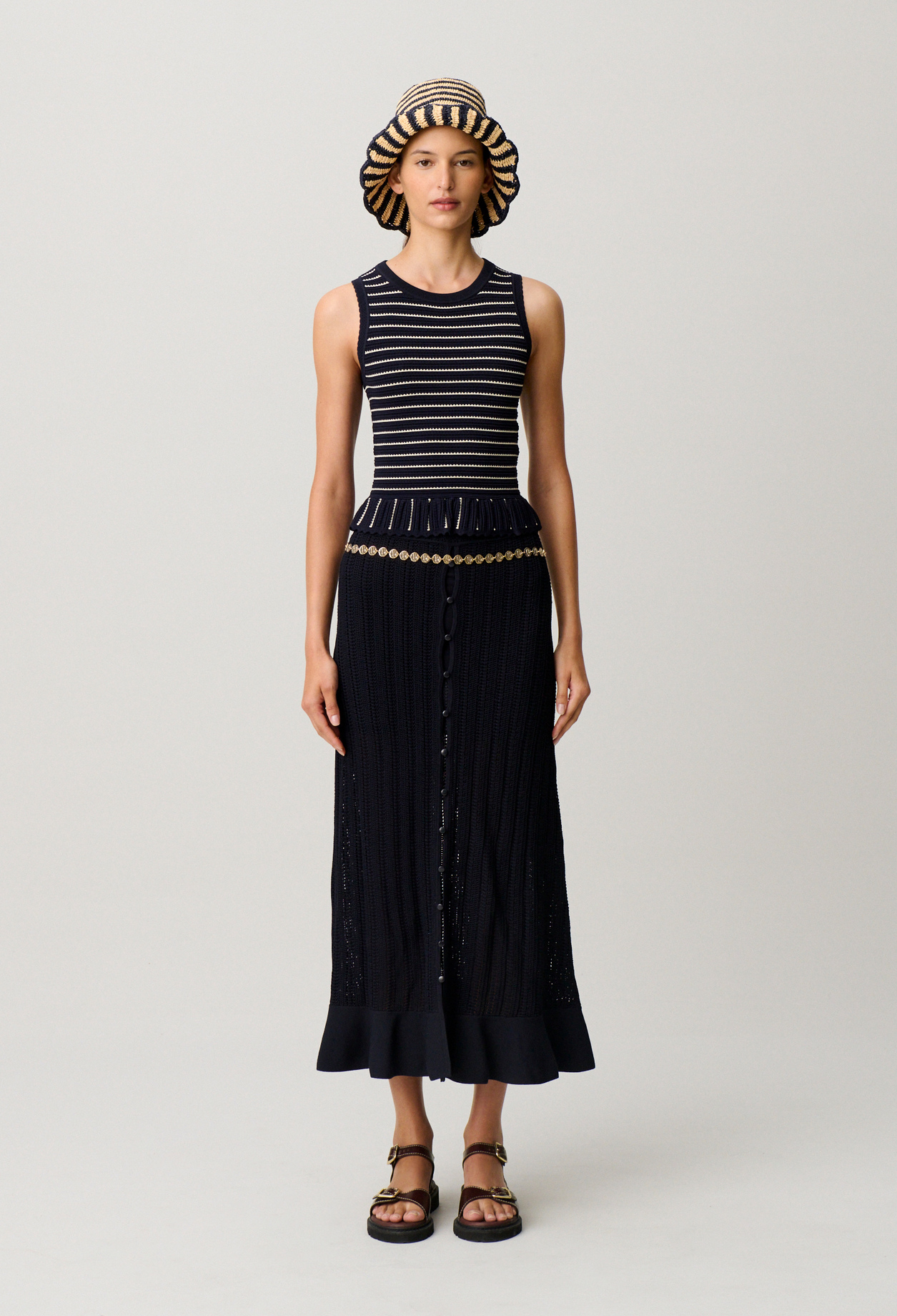 Falda larga de crochet - Mujer - Marina - Claudie Pierlot