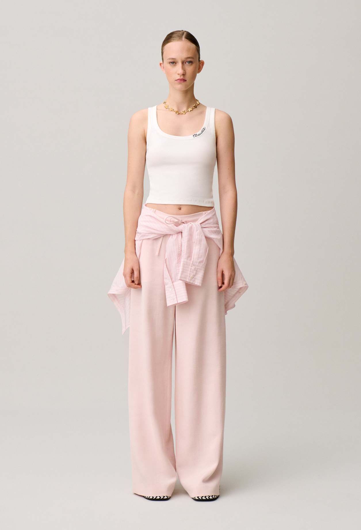 Top de tirantes de algodón Claudie - Mujer - Crudo - Claudie Pierlot