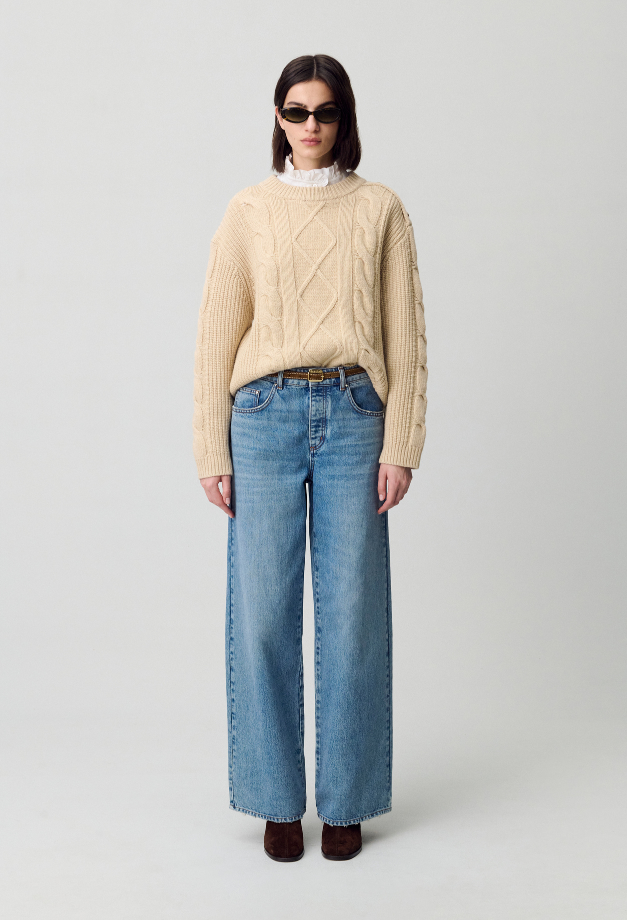 Jersey grueso y holgado - Mujer - Beis - Claudie Pierlot