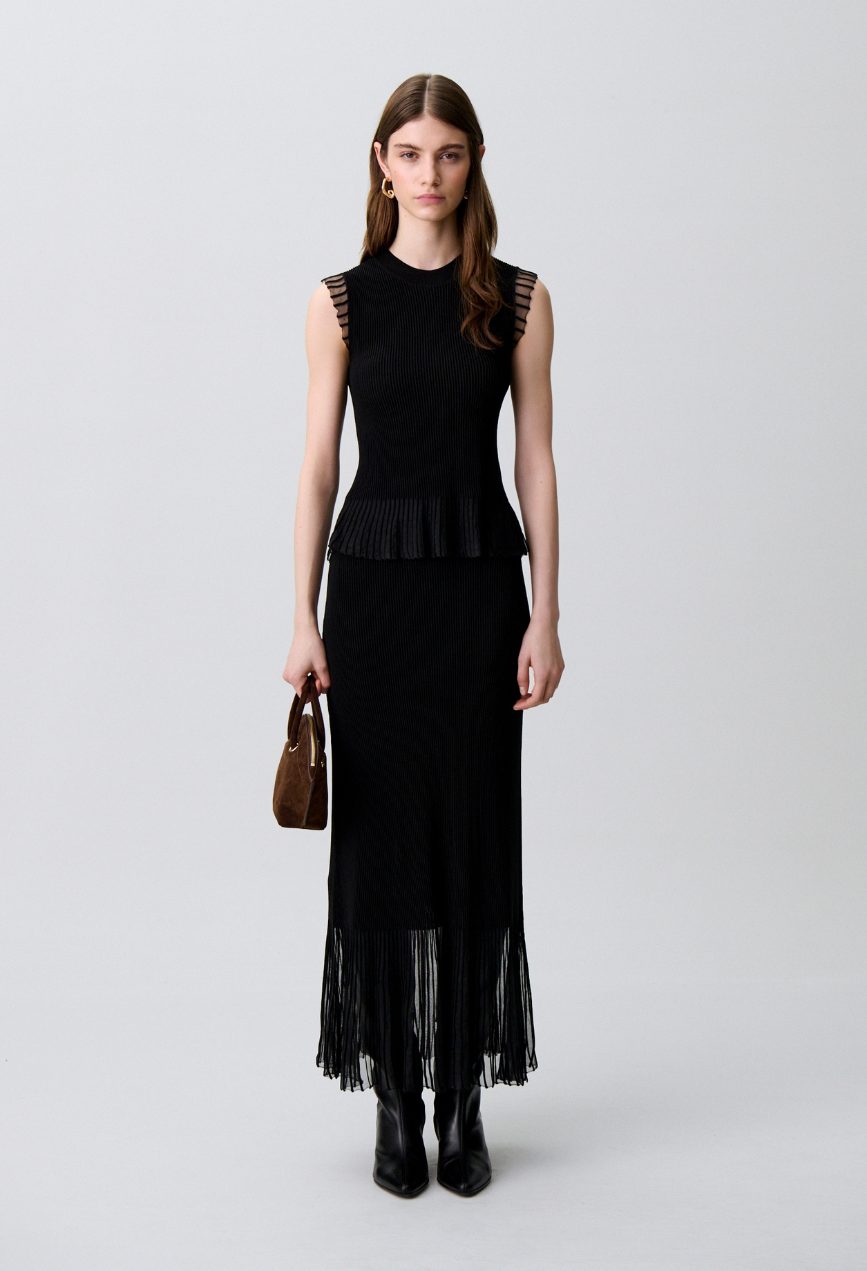 Top de punto cuello alto - Mujer - Negro - Claudie Pierlot