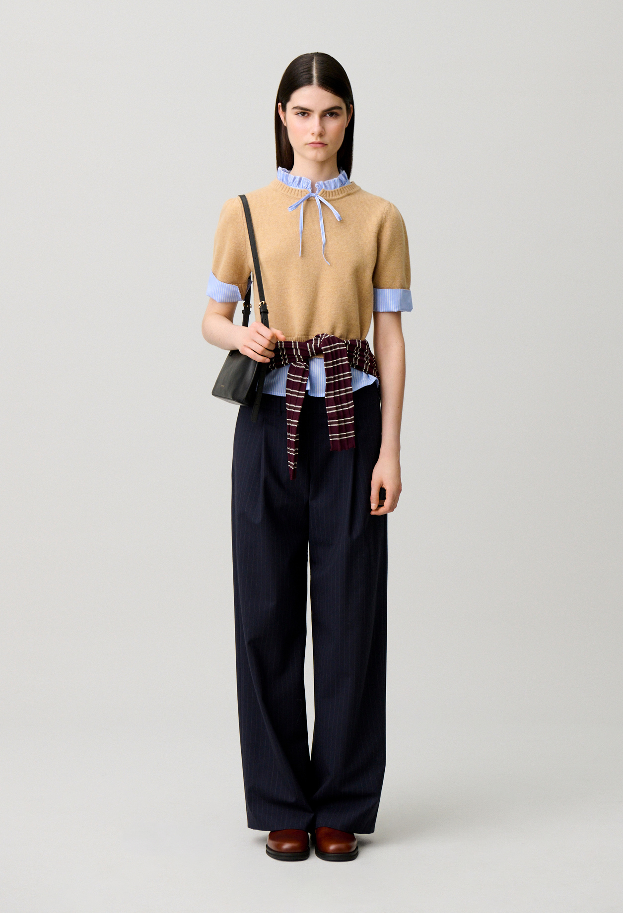 Jersey de lana a rayas - Mujer - Beis - Claudie Pierlot