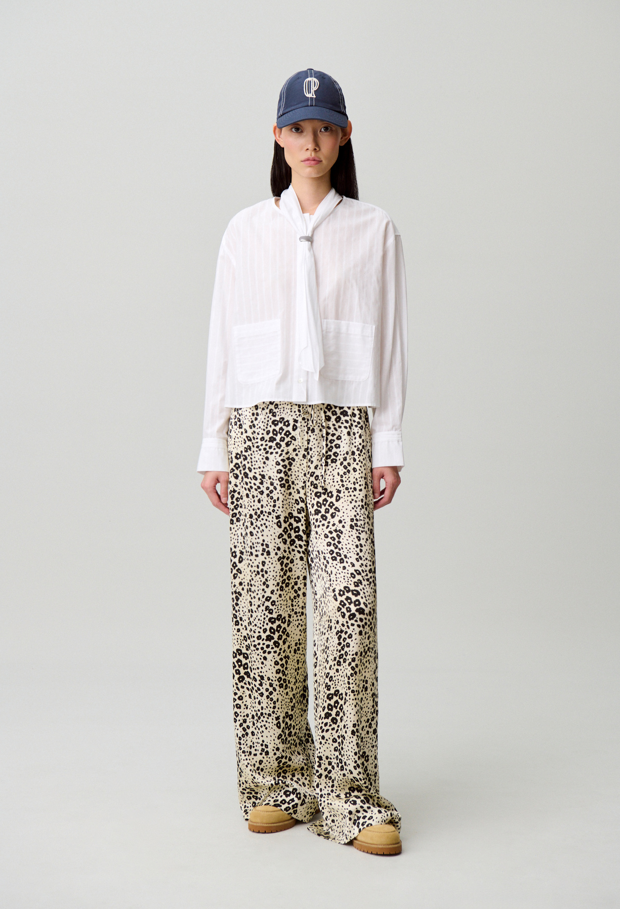 Camisa de algodón a rayas - Mujer - Blaco - Claudie Pierlot