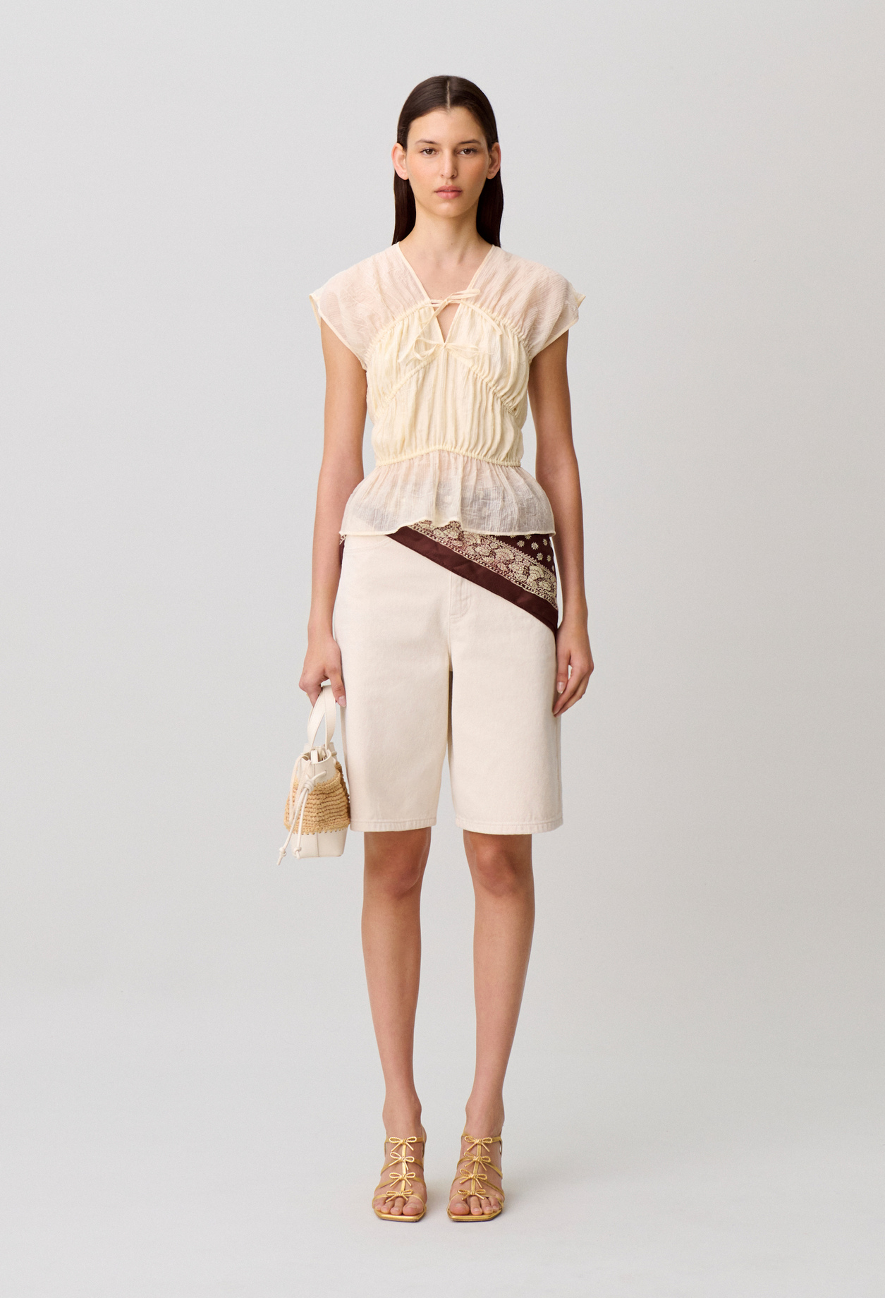 Top fluido - Mujer - Marfil - Claudie Pierlot