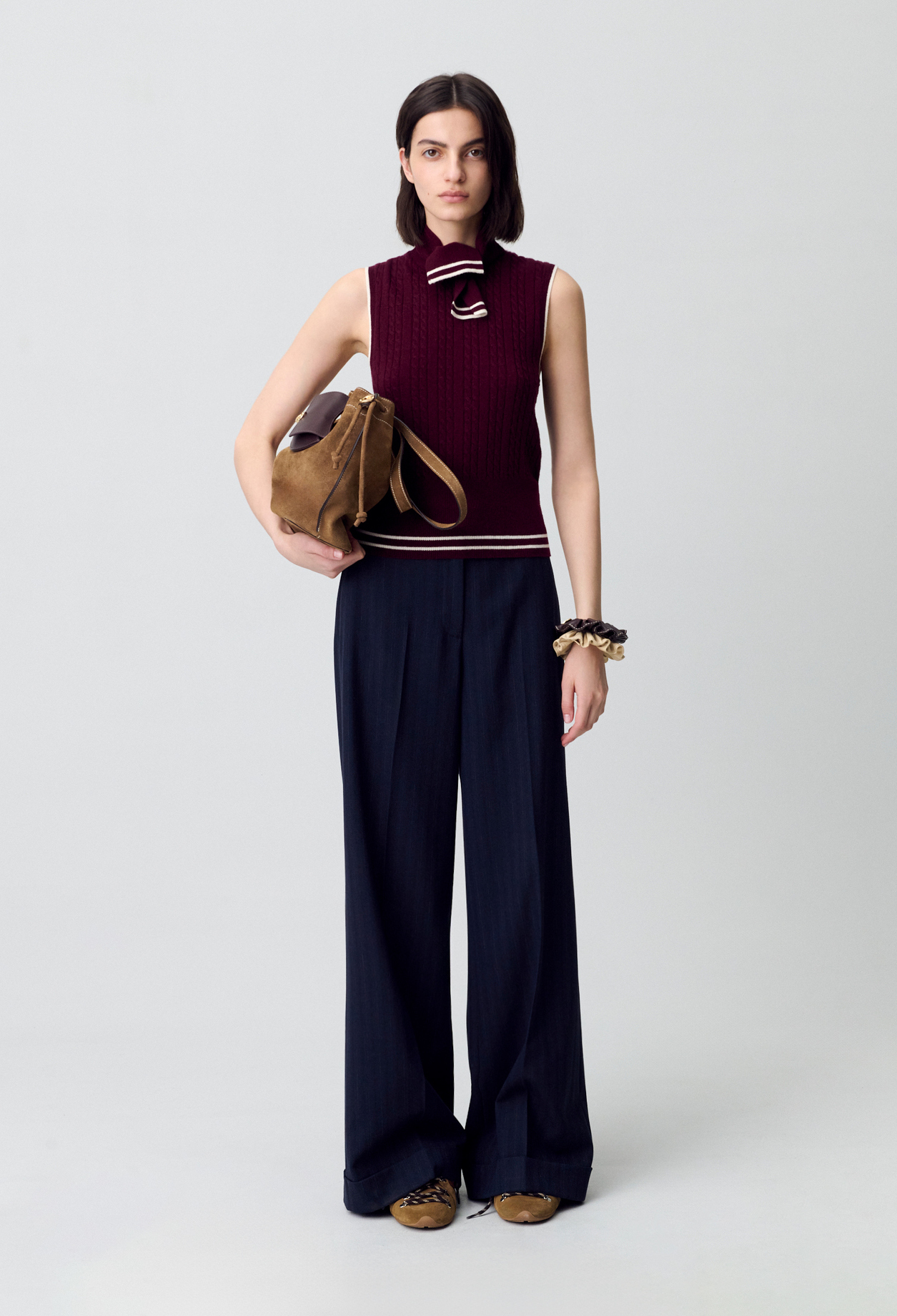 Chaleco sin mangas - Mujer - Burdeos - Claudie Pierlot