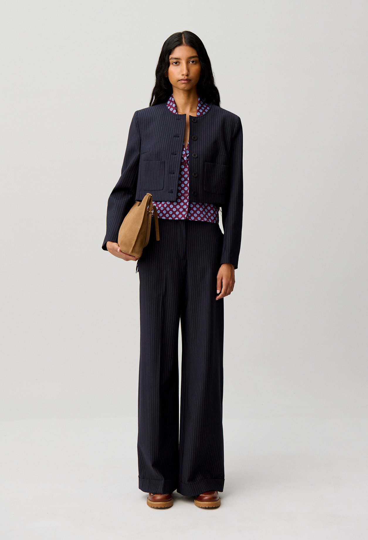 Pantalón de traje - Mujer - Dos tonos - Claudie Pierlot
