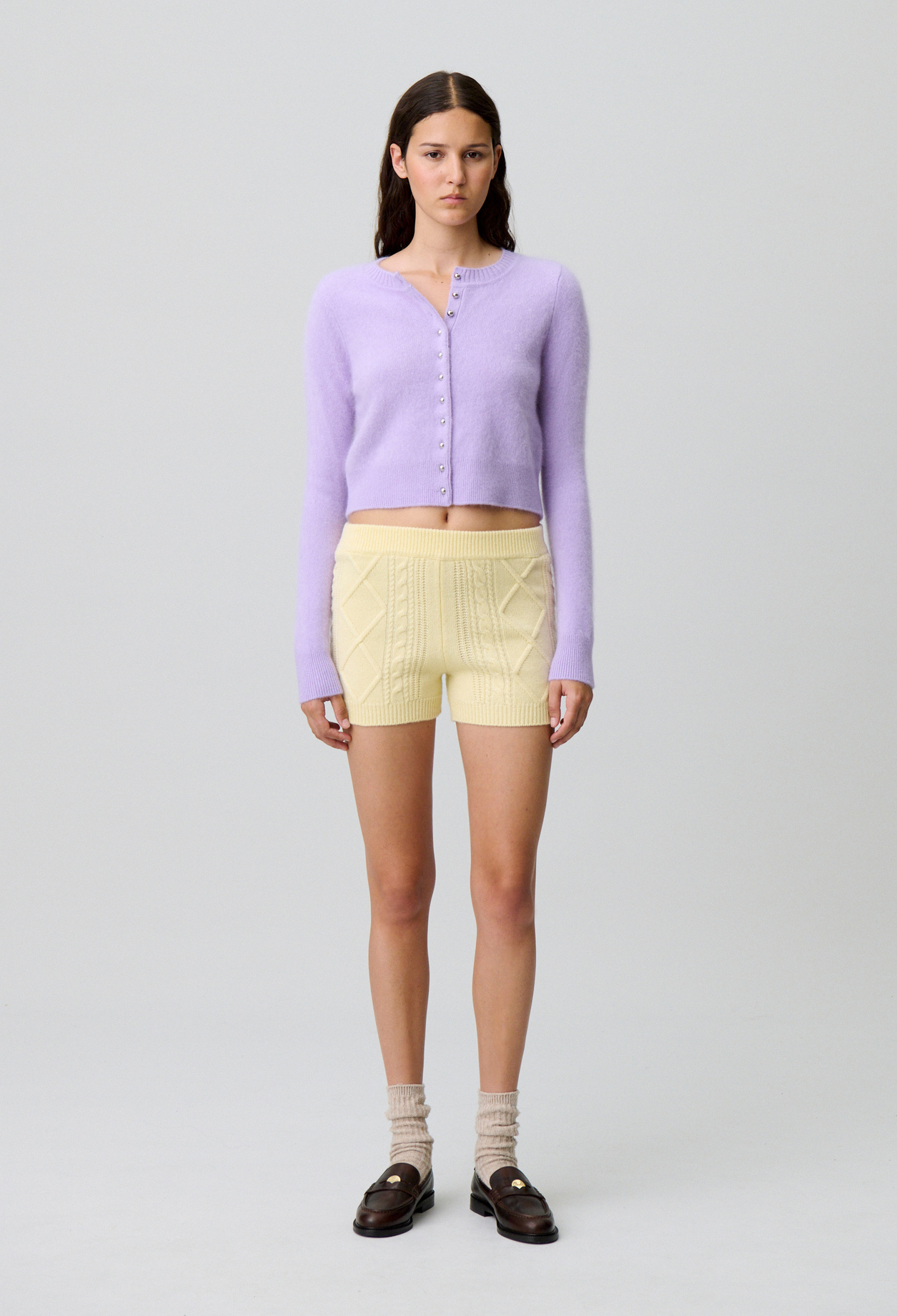 Jersey corto - Mujer - Amarillo layette - Claudie Pierlot