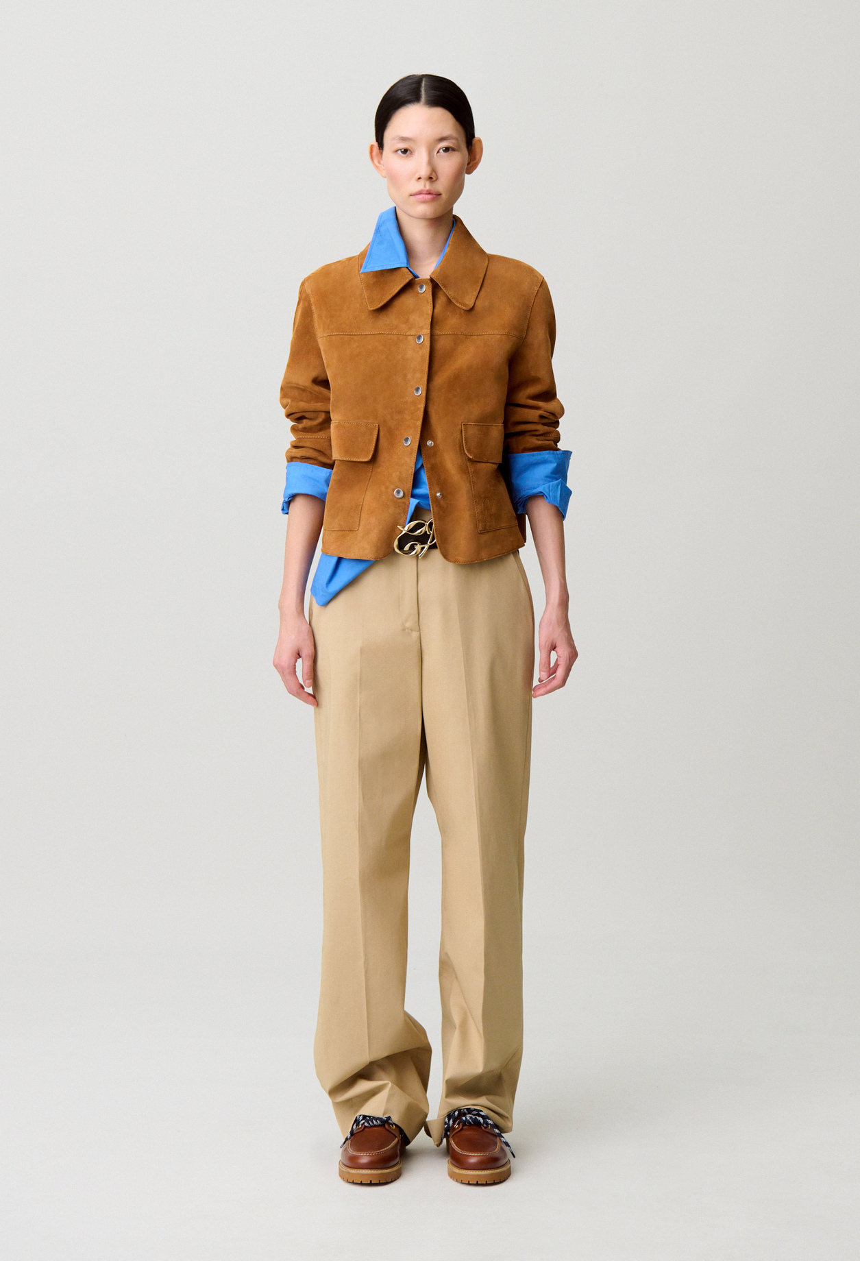 Chaqueta de ante - Mujer - Camel - Claudie Pierlot